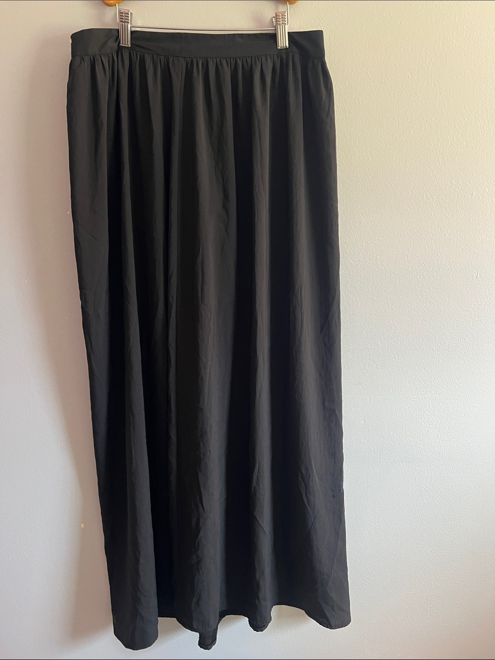 Topshop Black Maxi Skirt with Flowing Silhouette